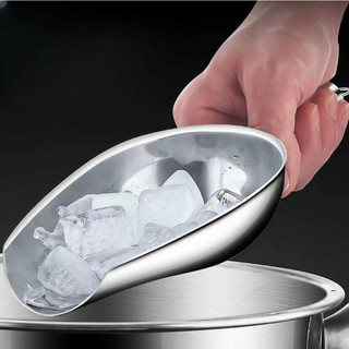 Xúc đá inox Cao cấp Dụng cụ muôi xẻng Chubby Chef có quai treo 4 kích cỡ Nhỏ/Trung/Lớn/Đại An Toàn Sức Khỏe