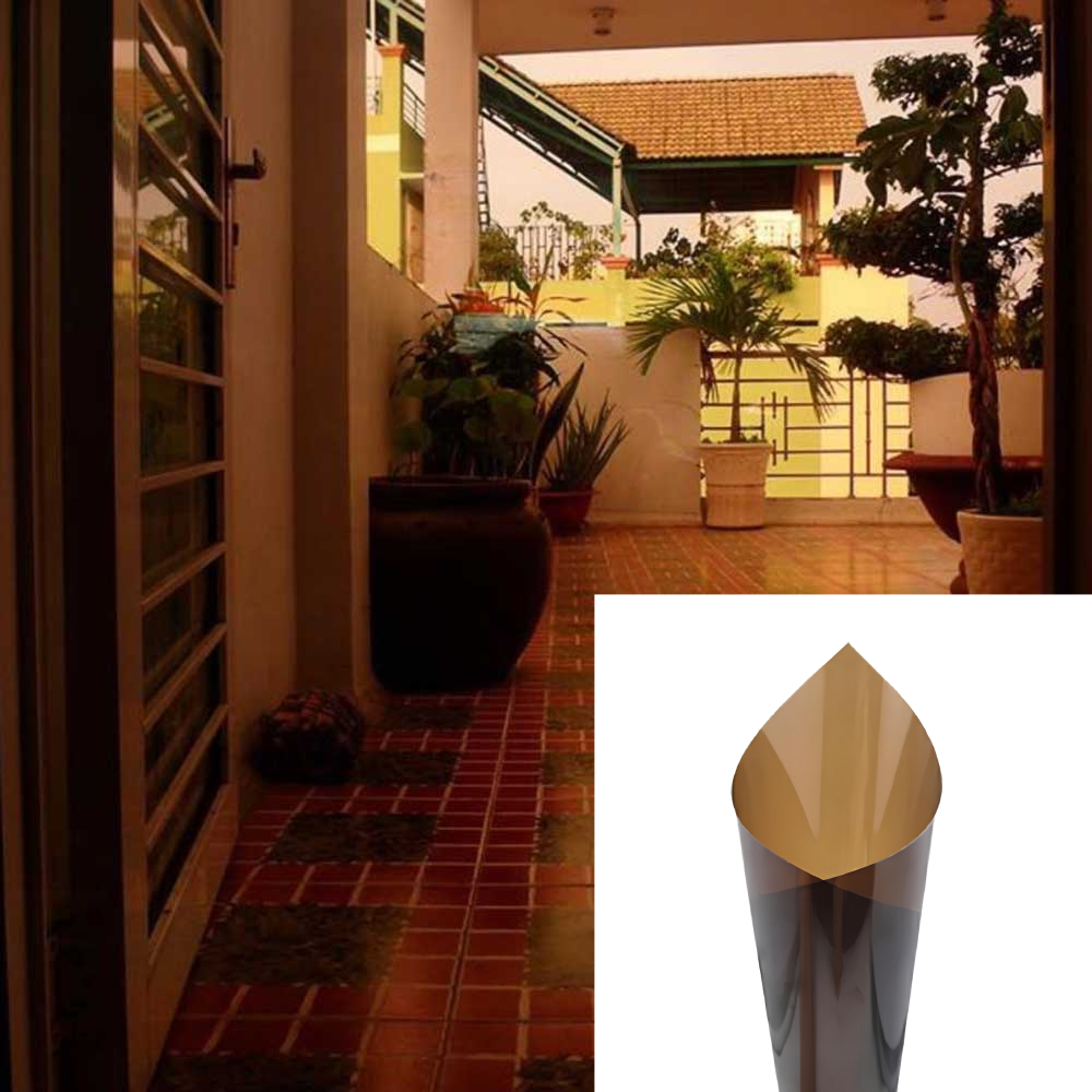 [Có hỏa tốc] Phim Dán Kính Màu Trà – Cách Nhiệt, Chống Nắng, Dán Dễ Tại Nhà khổ 1m52
