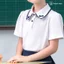 Bộ áo quần đồng phục đi học - Áo polo trắng đính nơ, quần baggy thoáng mát, ít nhăn cho bé 6-12 tuổi [145+151]