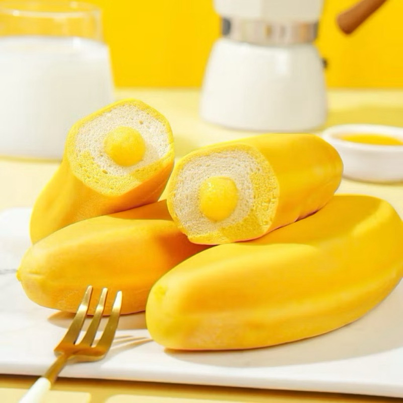 Sét 5 bánh chuối nhân kem thơm ngon