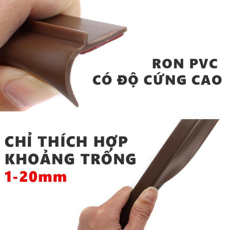 Thanh Dán Chân Cửa Ron Chặn Khe Cửa 100CM Miếng Chặn Cửa Chống Côn Trùng Tiếng Ồn Giữ Nhiệt