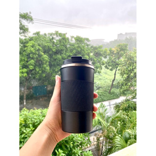 Thanh lý cốc cafe giữ nhiệt 500 ml màu hồng, đen. Themos coffee bottle pink, black, 500ml