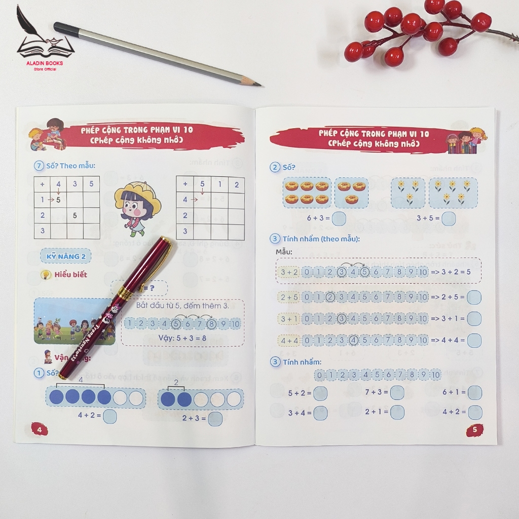 Sách - Rèn Kỹ Năng Cộng Trừ Trong Phạm Vi 100 – Bí Quyết Học Giỏi Toán Cho Trẻ 6-7 Tuổi