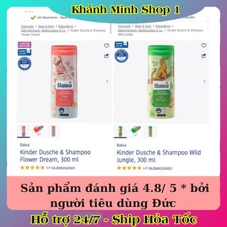 [auth] Sữa tắm gội Balea cho bé trai và bé gái 300ml- Nội địa Đức Đủ Bill [Hot]