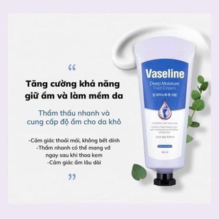 Kem Dưỡng Da Tay, Da Chân Và Móng Vaseline Giúp Dưỡng Ẩm Sâu, Làm Mềm Da C2Y 24h Deep Moisture 60ml/85ml - CÔ THƯ MARKET