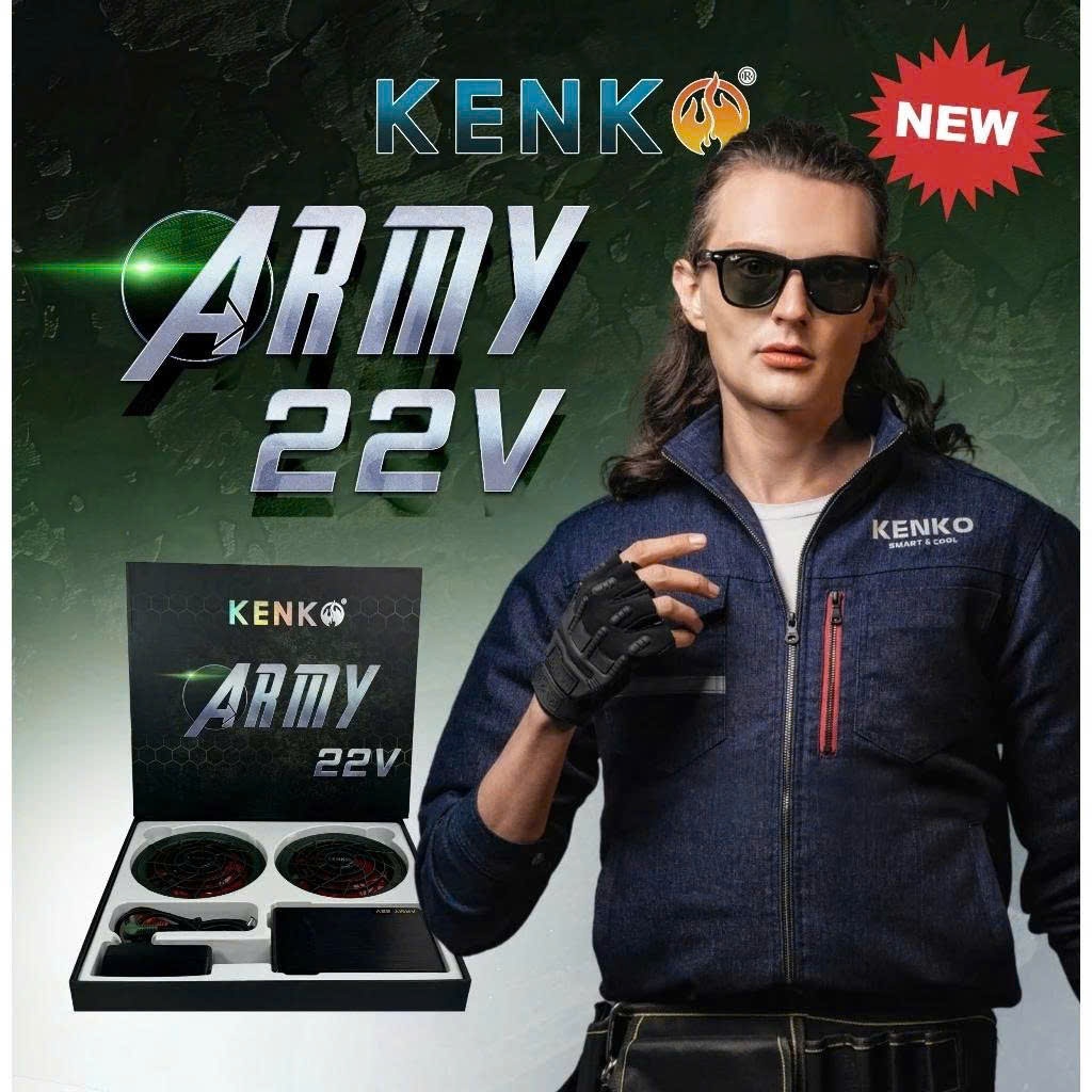 [KENKO STORE] ÁO Điều hoà Kenko 22V ARMY Eco, mới nhất 2025! Ngon bổ rẻ, bảo hành 12 tháng!