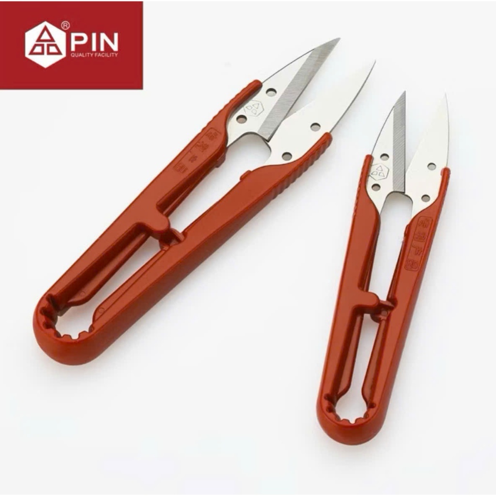 Kéo Bấm Cắt Chỉ Pin 1423 Màu Đỏ - Dụng Cụ May Vá Siêu Sắc Bén