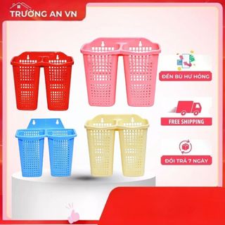 Ống Cắm Đũa Gắn Tường Đa Năng Có Đinh Vít – Nhiều Màu, Tiện Dụng Nhà Bếp & Nhà Tắm – Trường An VN