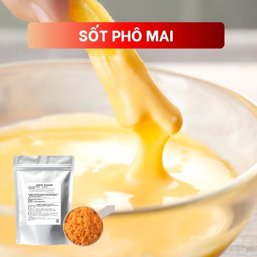 Combo 2 Gói Bột Phô Mai 1kg – Lắc Khoai Tây, Gà Rán, Snack, Sốt Phô Mai Giá Dùng Thử – Soonicorn