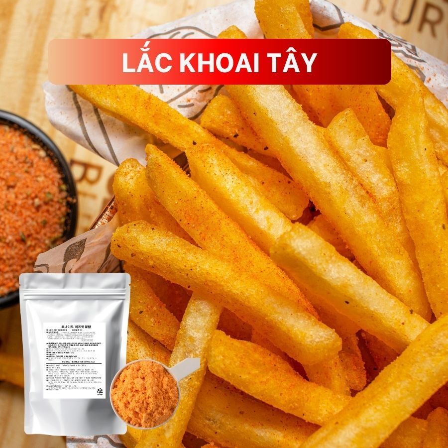 Combo 2 Gói Bột Phô Mai 1kg – Lắc Khoai Tây, Gà Rán, Snack, Sốt Phô Mai Giá Dùng Thử – Soonicorn