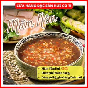 Mắm Nêm Huế Chính Gốc Hiệu Cô Ti Chai Lớn 500ml Loại Ngon, Đặc Sản Huế Danh Tiếng