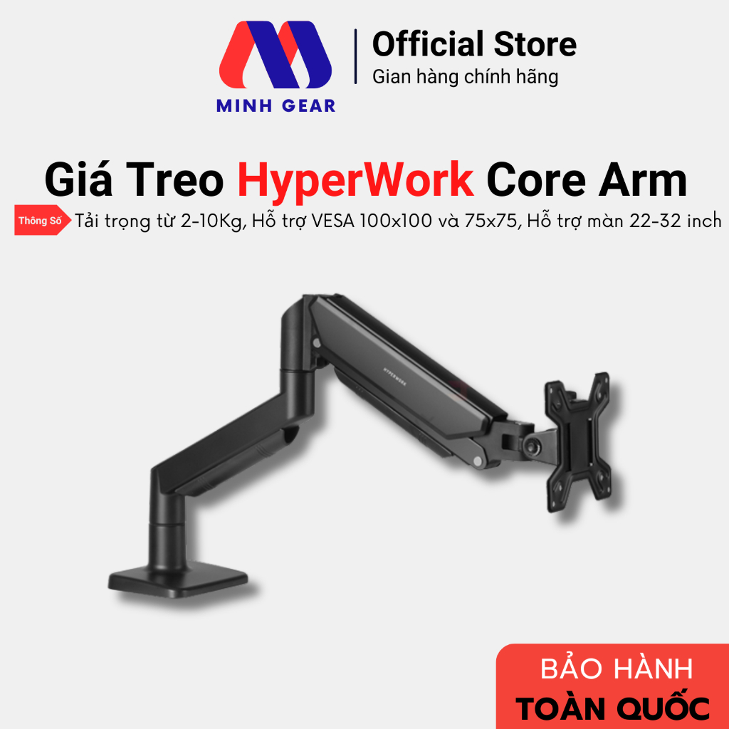 Giá Đỡ Màn Hình HyperWork Core Arm - Hàng Chính Hãng | Shopee Việt Nam