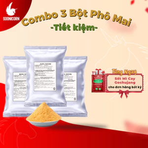 Combo Bột Phô Mai Tiết Kiệm – Dùng Lắc Khoai Tây, Gà Rán, Sốt Phô Mai Chấm Đồ Nướng – Soonicorn