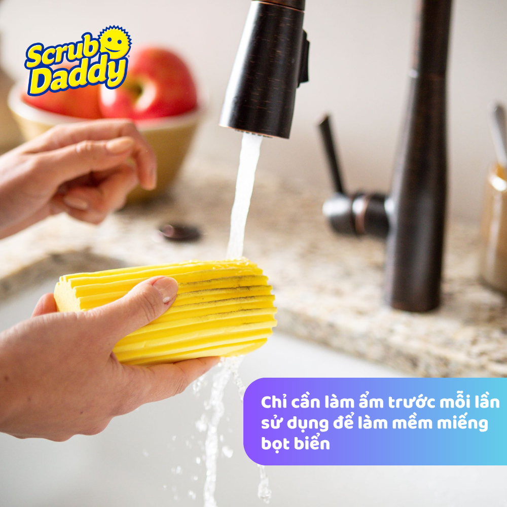 Miếng bọt biển lau bụi mọi ngóc ngách Damp Duster, miếng xốp lau chùi đa năng | BigBuy360 - bigbuy360.vn