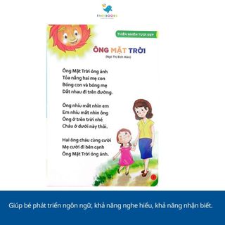 Sách - Thơ cho bé tập nói( tái bản) - Đại Mai Books