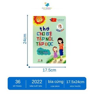 Sách - Thơ cho bé tập nói( tái bản) - Đại Mai Books