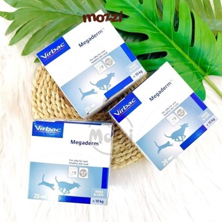 [Hộp 28 gói] Gel dưỡng da dưỡng lông Megaderm Virbac cho chó mèo