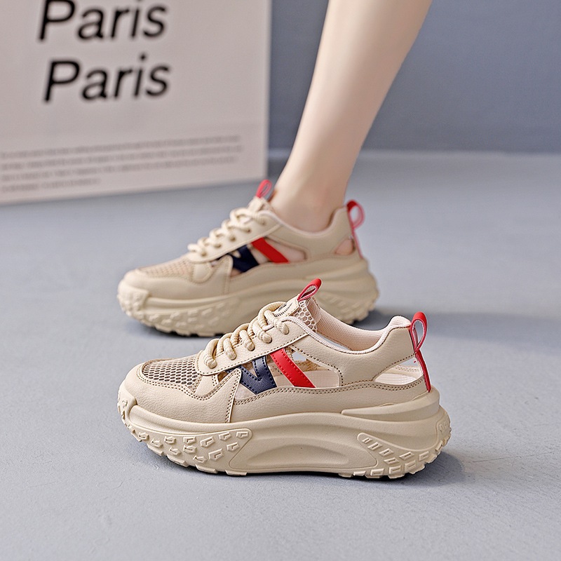 MIXI UNI - Giày Sneaker nữ V.I đế cao ( quảng châu loại 1), da mềm chuẩn form hack dáng hàn quốc mẫu mới !