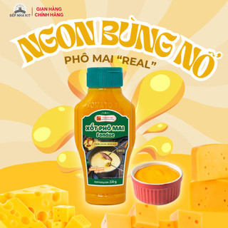 Sốt Phô Mai Fondue Tomato T&P Chai 220g, Xốt chấm Hải Sản, thịt nướng, Sốt phô mai trứng muối-XPM36