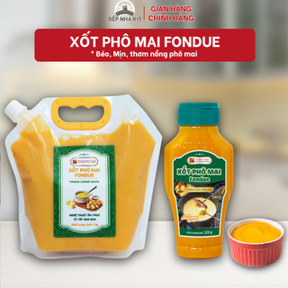 Sốt Phô Mai Fondue Tomato T&P Chai 220g, Xốt chấm Hải Sản, thịt nướng, Sốt phô mai trứng muối-XPM36