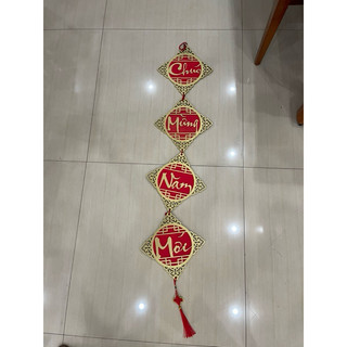 CẶP CHỮ GỖ DECOR TREO TẾT SIZE ĐẠI