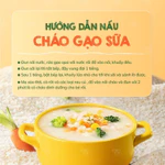 Combo 6 hũ gạo sữa Mămmy chuyên dùng nấu cháo ăn dặm cho bé từ 6 tháng 140gr/ hũ — ảnh 3