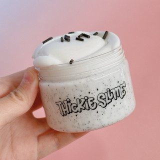 THICKIE BASIC / Slime 'Bánh O nhúng sữa' - Haphuonganhuy Slime đồ chơi chất nhờn ma quái