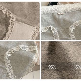 Quần lót nữ cotton mềm mại thấm hút mồ hôi đáy lót 2 lớp kháng khuẩn viền ren gợi cảm DEVARI L5509