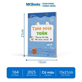 Sách - Tham khảo lớp 10 - Takenote Toán Văn Anh - Tổng hợp kiến thức, hiểu nhanh nhớ lâu