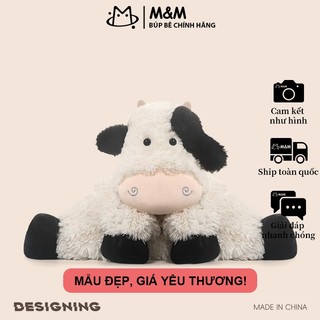 Bò sữa Truffle nhồi bông, dễ thương, gối ôm ngủ thoải mái giao từ kho Hà Nội