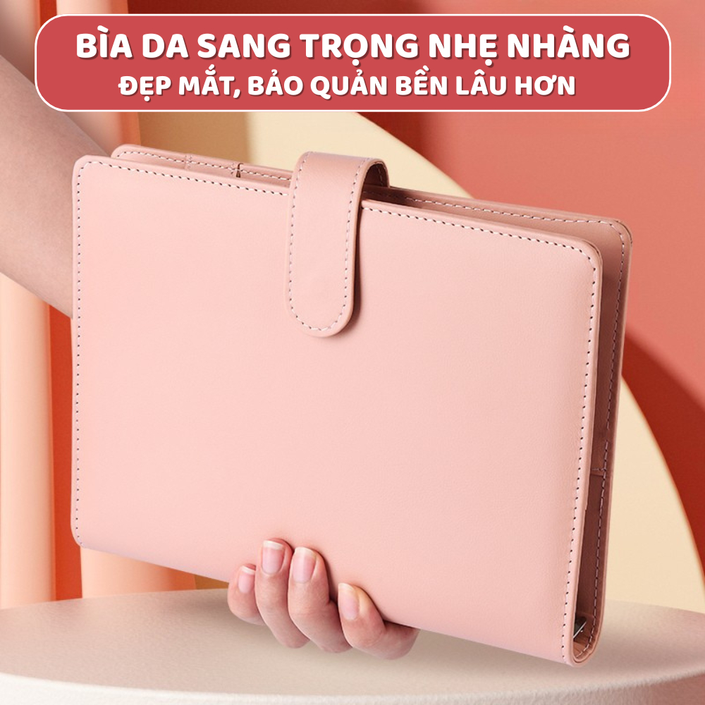 Sổ Tay Da Đựng Thẻ ATM Giấy Tờ Chống Nước - Sổ Quản Lý Chi Tiêu, Hộ Chiếu Bền Đẹp, Dễ Tìm Kiếm