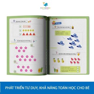 Sách - Bộ sách Pomath – Toán tư duy cho trẻ em từ 4 - 6 tuổi - Phân loại Lẻ/Combo