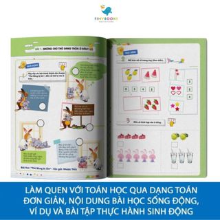 Sách - Bộ sách Pomath – Toán tư duy cho trẻ em từ 4 - 6 tuổi - Phân loại Lẻ/Combo