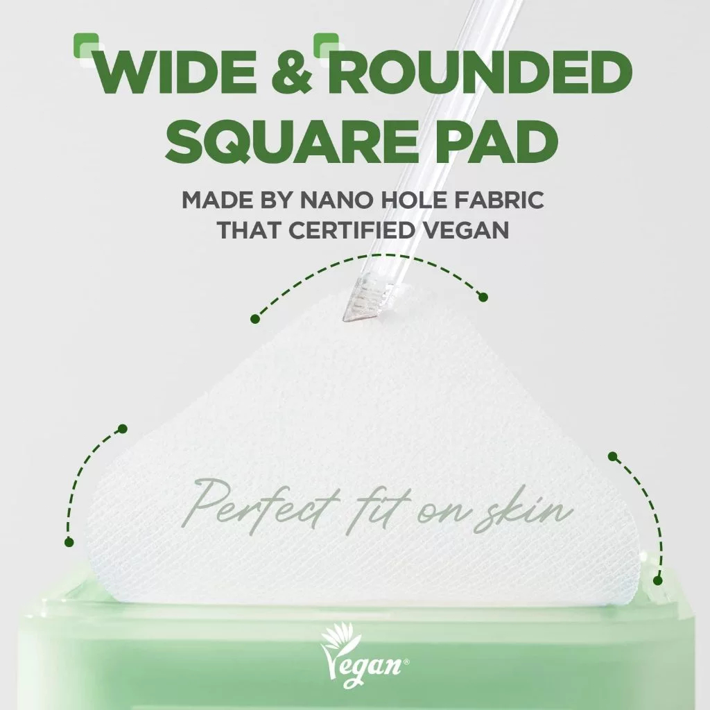 Miếng lót mực chính thức Mediheal 100Pcs/Vegan Micro-Perforated Eco-Silk/Vitamide/Toner/Teatree