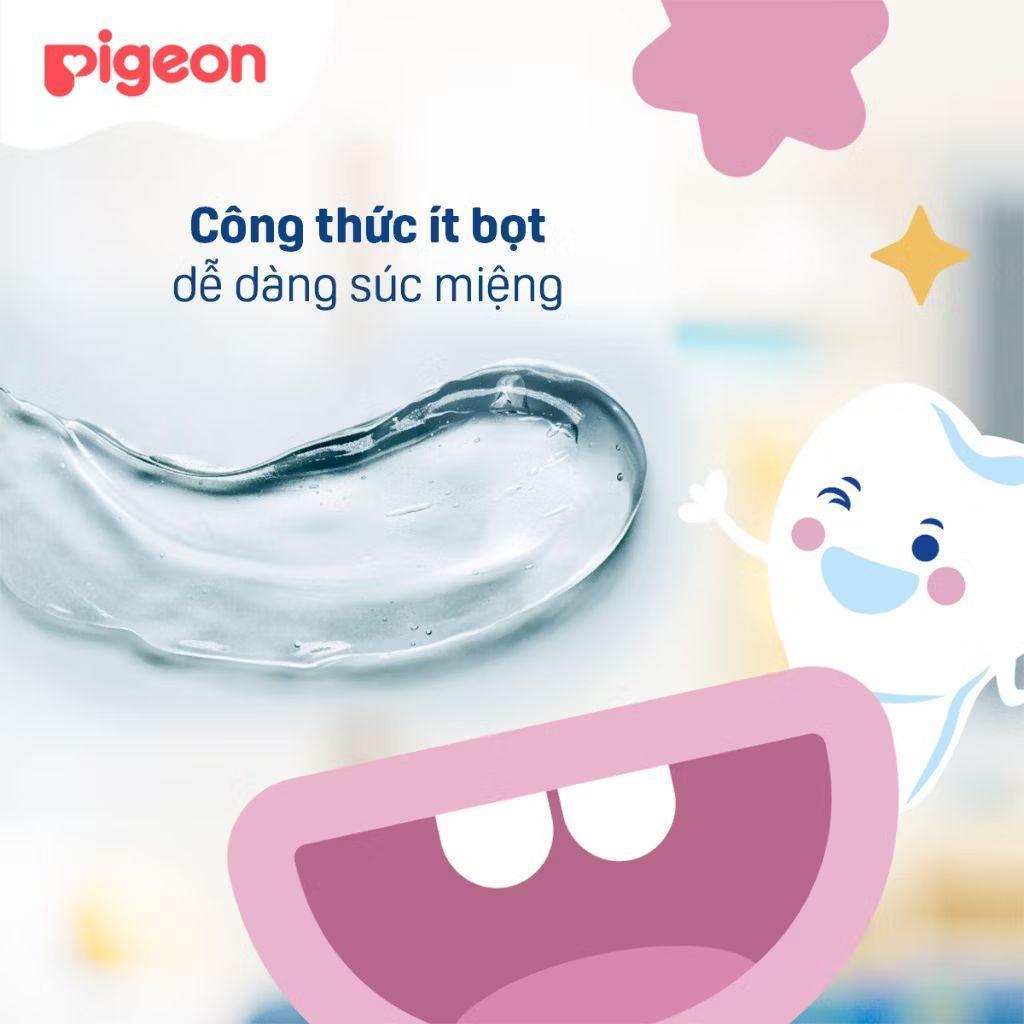 Kem đánh răng Pigeon 45g cho bé từ 1 tuổi - Hương Dâu/ Nho/ Hương Tự nhiên TiBongStore