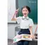 Bộ áo quần đồng phục đi học - Áo polo trắng đính nơ, quần baggy thoáng mát, ít nhăn cho bé 6-12 tuổi [145+151]