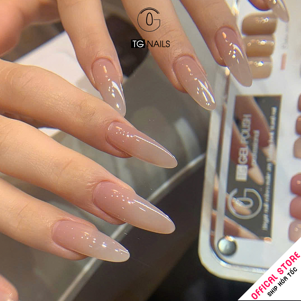 Set sơn gel 16 màu thạch đục hãng TG cọ tròn tone trà sữa siêu xinh