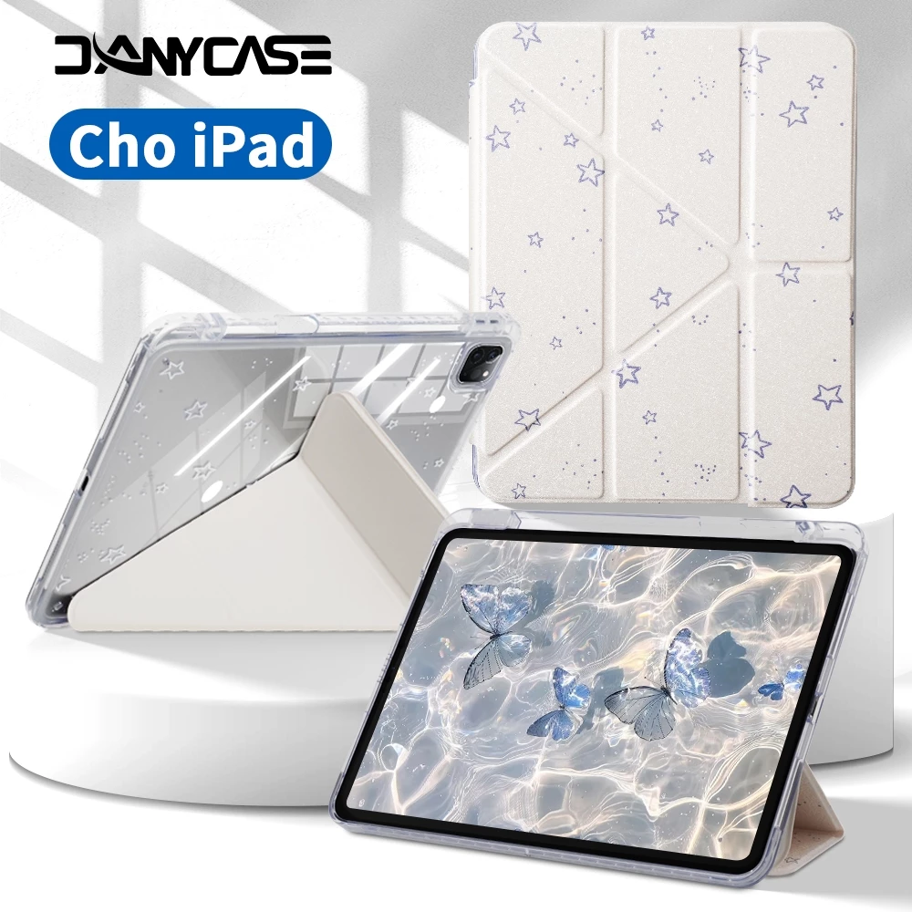 Vỏ bảo vệ hình chữ Y phù hợp cho iPad Gen 11 A16 Pro 11 13 M4 M5 Air 6th 11 M3 13 Gen 10 / 9/ 8/ 7th