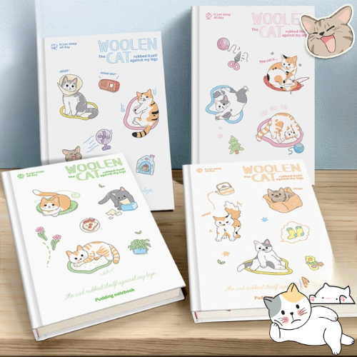 Quyển Sổ Tay Bìa Cứng, Sổ Bìa Cứng A5 MESO 160 Trang Kẻ Ngang Dùng Làm Sổ Nhật Ký Cute, Bìa Dày Dặn Cứng Cáp