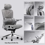 Ghế Xoay Văn Phòng Công Thái Học CTH 97 Thiết Kế Full Lưới Thoáng Khí Đầy Đủ Công Năng Khi Ngồi Giúp Hỗ Trợ Cột Sống — ảnh 6