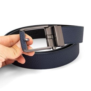 Thắt lưng nam da bò xỏ kim FTTLeather đa dạng màu sắc sang trọng đi làm công sở, đi chơi DF100510.