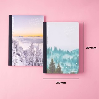 Vở A4 200 260 300 Trang Bìa Dày Cứng Giấy 70gsm Kẻ Ngang- Kẻ Caro, Sổ Giáo Án A4 May Gáy CLASSMATE 20-A4309/310
