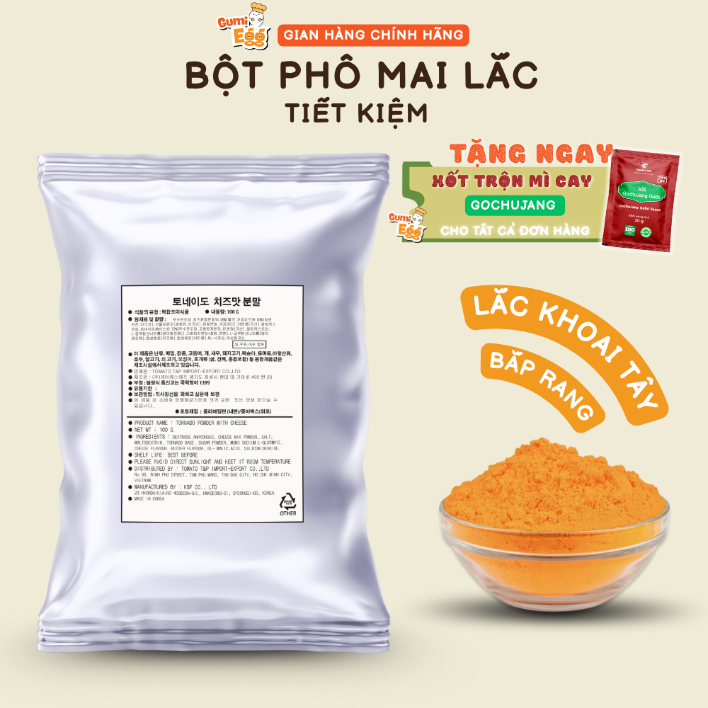 Bột Phô Mai Lắc Soba Food Gói 100g, Bột Phô Mai Hàn Quốc Lắc Khoai Tây Chiên, Lắc Gà