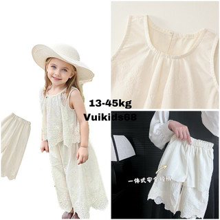 Set Đồ Bé Gái Phong Cách Hàn Quốc hot trend hè 2025 – Màu Kem Siêu Xinh – Vuikids68 2-12 tuổi 13-45kg