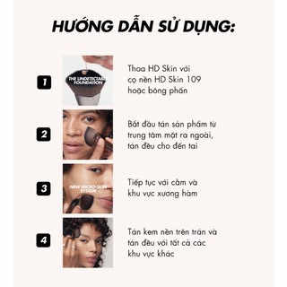 Kem nền mỏng mịn tệp da Make Up For Ever HD Skin Foundation 30ml
