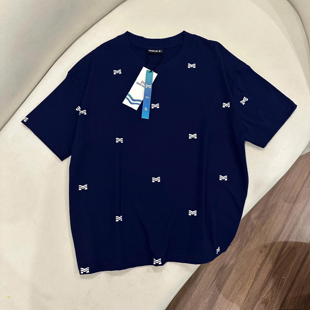 Áo Thun Mirage Logo In Full Local Brand Chất 100% Cotton Mềm Mịn Thoáng Mát