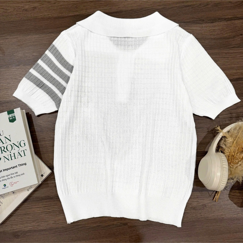 Áo Len Mirage Sọc Tay Local Brand Chất Len Mongtoghi Mềm Mịn Thoáng Mát.