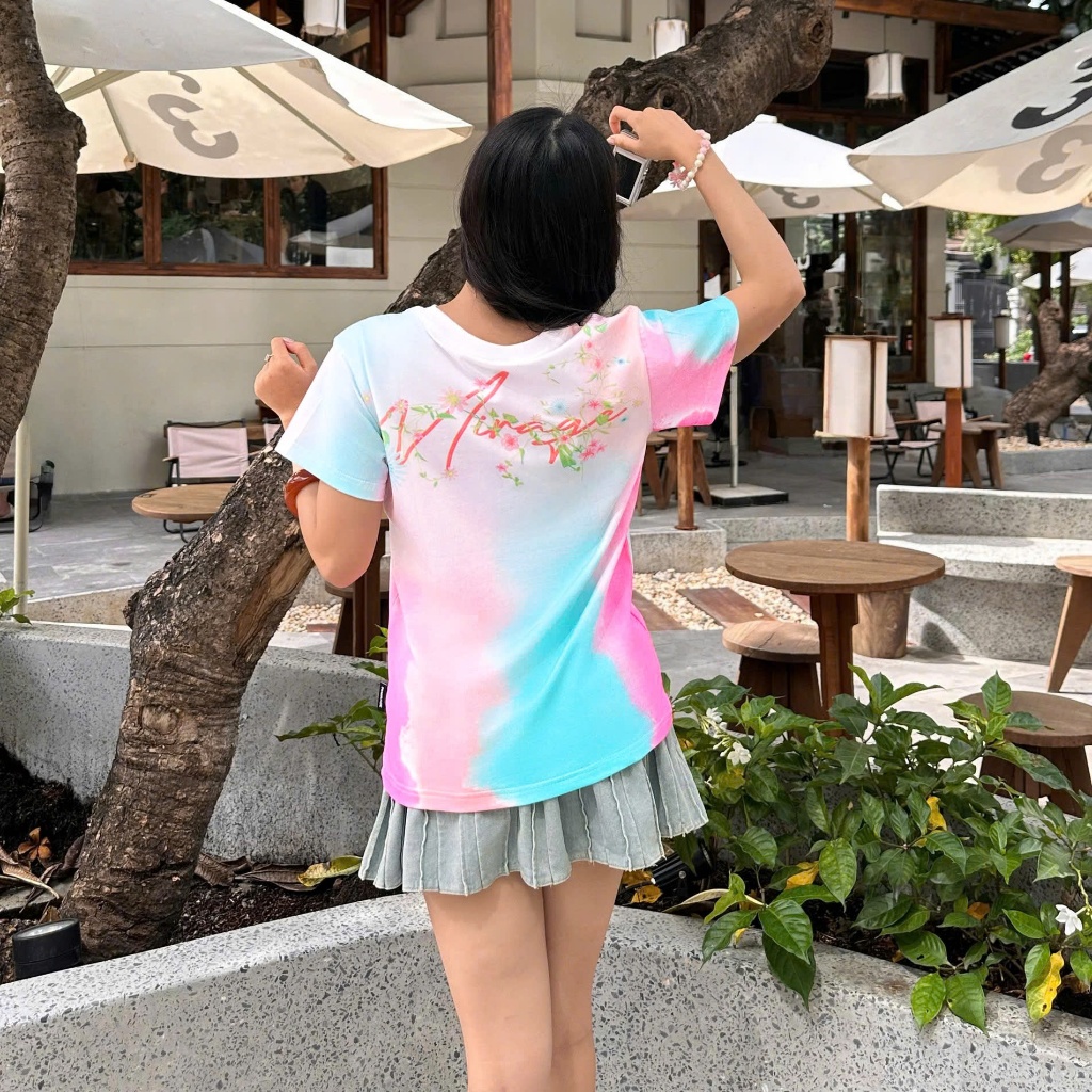 Áo Thun Mirage Loang Màu Local Brand Chất 100% Cotton Mềm Mịn Thoáng Mát