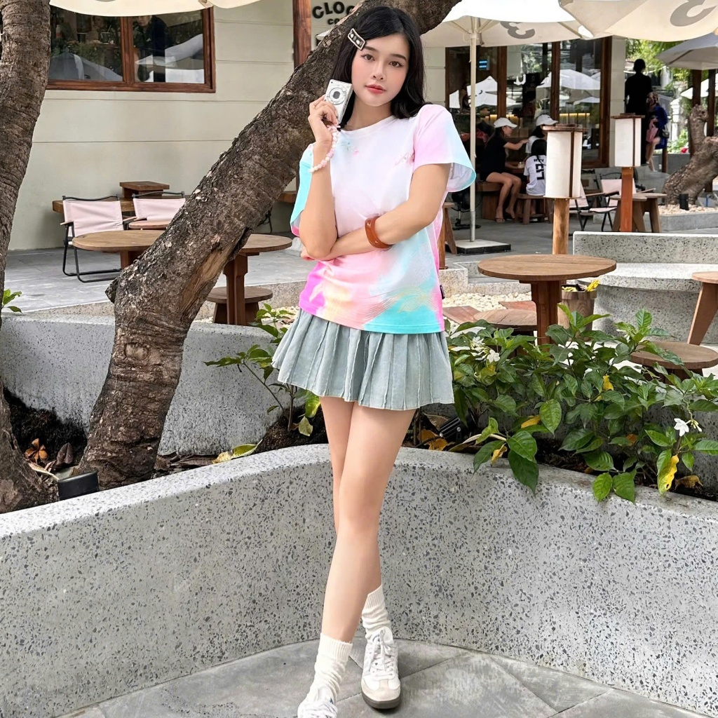 Áo Thun Mirage Loang Màu Local Brand Chất 100% Cotton Mềm Mịn Thoáng Mát
