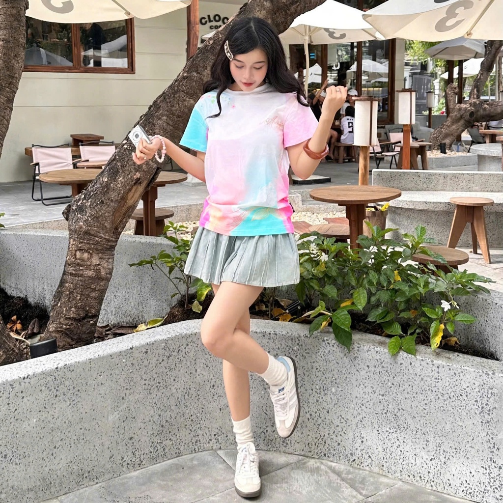Áo Thun Mirage Loang Màu Local Brand Chất 100% Cotton Mềm Mịn Thoáng Mát